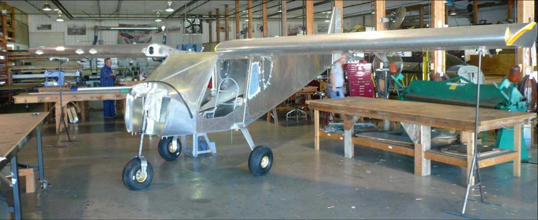 CH 750 STOL — Заднее крепление и второе крыло, фото 2